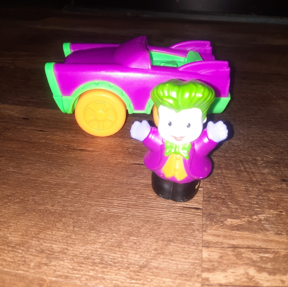 Fisher Price Little People Joker And Car